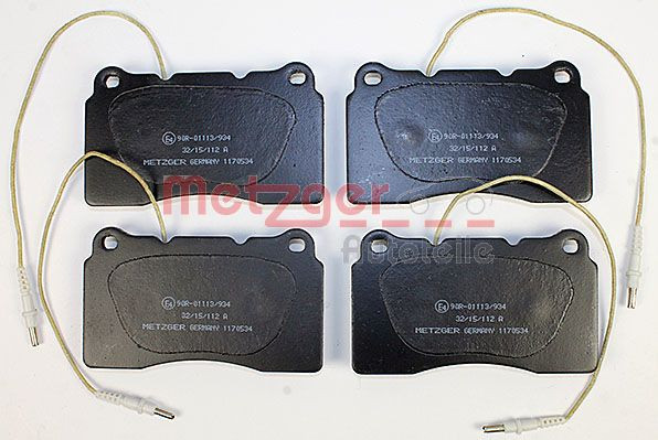 METZGER Bremsbelagsatz, Scheibenbremse